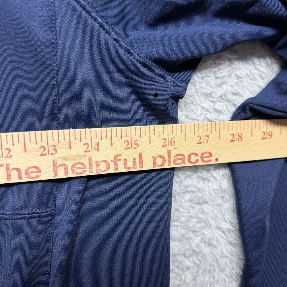 Levelwear The Players Nitro Navy Blue Jacket Mens 2XL Full Zip Fleece Lined New